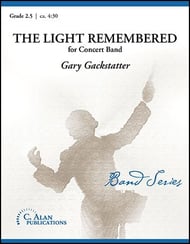 The Light Remembered Concert Band sheet music cover Thumbnail